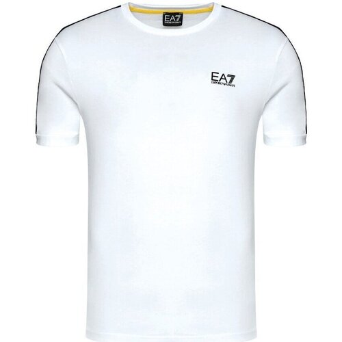 Abbigliamento Uomo T-shirt maniche corte Emporio Armani EA7 T-shirt Uomo Train Logo Series Bianco