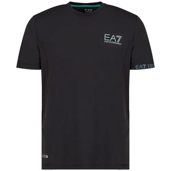 Abbigliamento Uomo T-shirt maniche corte Emporio Armani EA7 T-shirt Uomo Dynamic Athlete Ventus7 Nero