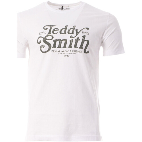 Abbigliamento Uomo T-shirt & Polo Teddy Smith 11016809D Bianco