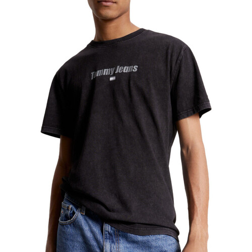 Abbigliamento Uomo T-shirt & Polo Tommy Hilfiger DM0DM17717 Nero