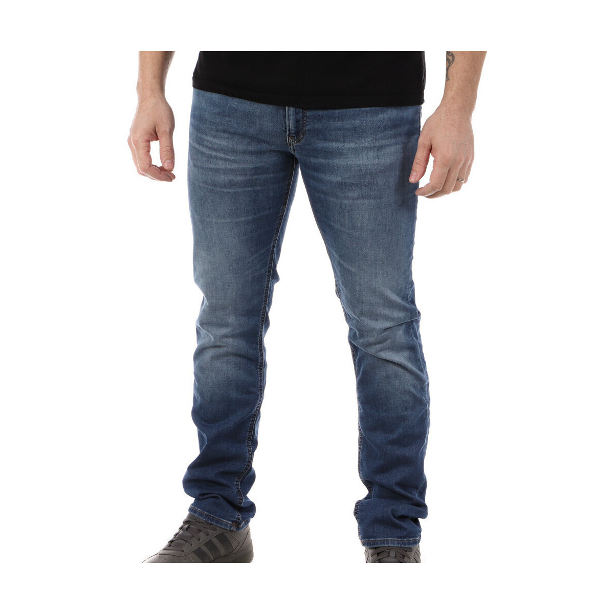 Abbigliamento Uomo Jeans dritti Teddy Smith 10116760DL32 Blu