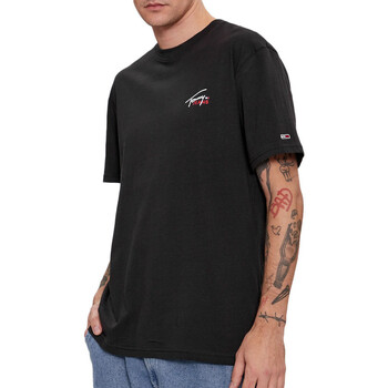 Abbigliamento Uomo T-shirt & Polo Tommy Hilfiger DM0DM17714 Nero