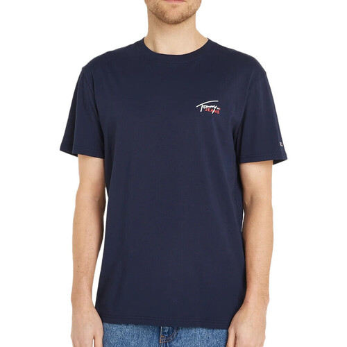 Abbigliamento Uomo T-shirt & Polo Tommy Hilfiger DM0DM17714 Blu