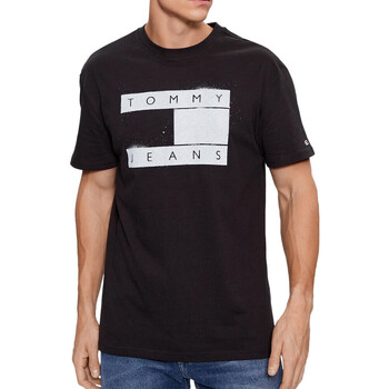 Abbigliamento Uomo T-shirt & Polo Tommy Hilfiger DM0DM17715 Nero