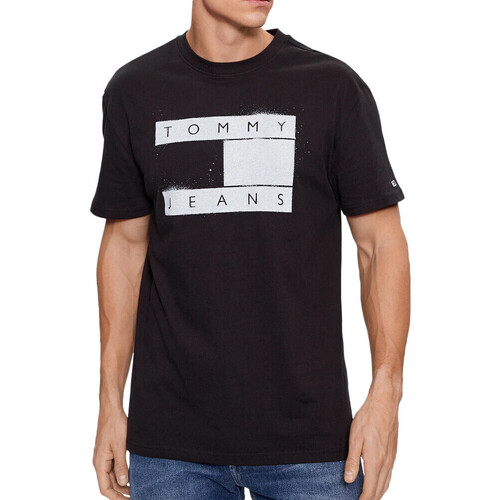 Abbigliamento Uomo T-shirt & Polo Tommy Hilfiger DM0DM17715 Nero