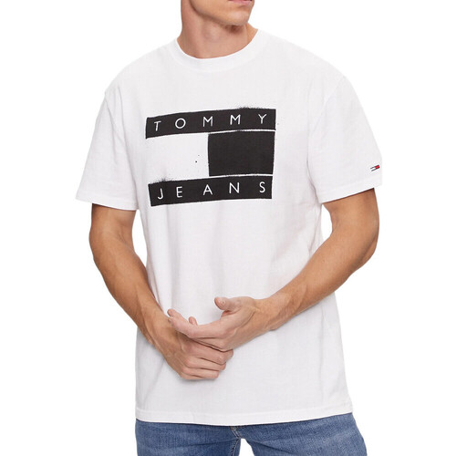 Abbigliamento Uomo T-shirt & Polo Tommy Hilfiger DM0DM17715 Bianco