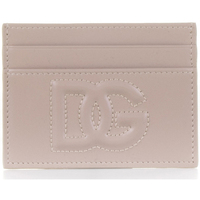 Borse Donna Porta Documenti D&G Portacarte con logo in rilievo Rosa