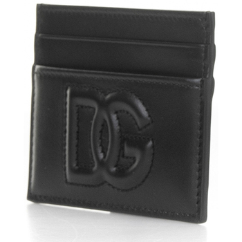 D&G Portacarte con logo in rilievo Nero