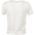 Abbigliamento Donna T-shirt & Polo Cruna T-shirt in filo cotone bianca Giallo