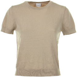 Abbigliamento Donna T-shirt & Polo Cruna T-shirt in filo cotone beige Altri