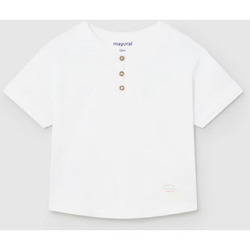 Abbigliamento Unisex bambino T-shirt maniche corte Mayoral ATRMPN-44098 Bianco