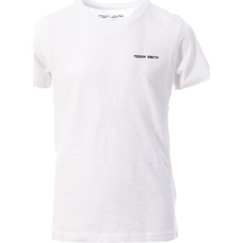 Abbigliamento Bambino T-shirt & Polo Teddy Smith 61006665D Bianco