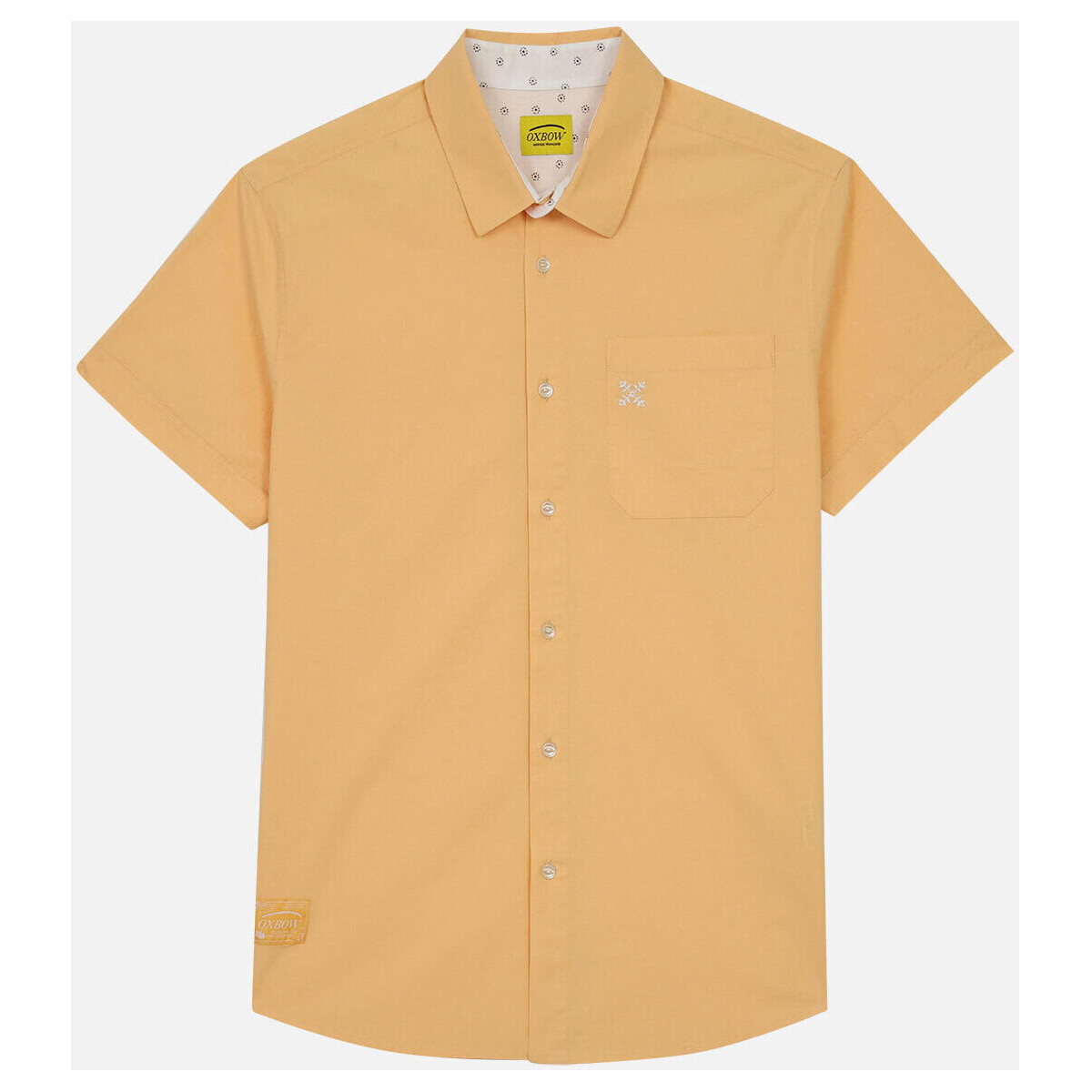 Abbigliamento Uomo Camicie maniche lunghe Oxbow Chemise CLAMI Arancio