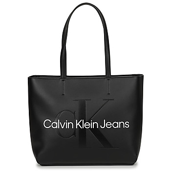 Borse Donna Tote bag / Borsa shopping Calvin Klein Jeans CKJ SCULPTED NEW SHOPPER 29 Nero