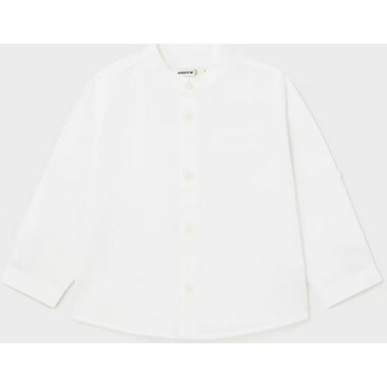 Abbigliamento Unisex bambino Camicie maniche lunghe Mayoral ATRMPN-44110 Bianco