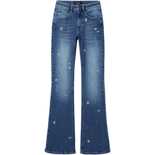 Abbigliamento Donna Jeans skynny Desigual 24SWDD33 Blu