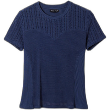 Abbigliamento Donna T-shirt maniche corte Desigual 24SWTKAW Blu