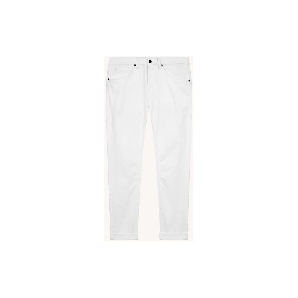 Abbigliamento Uomo Pantaloni Dondup GEORGE PTD DU 000-UP232 BS0030U Bianco