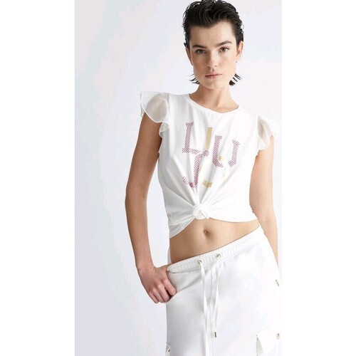 Abbigliamento Donna Top / T-shirt senza maniche Liu Jo TA4269JS003 Bianco
