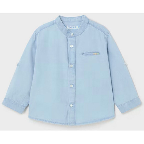 Abbigliamento Unisex bambino Camicie maniche lunghe Mayoral ATRMPN-44113 Blu