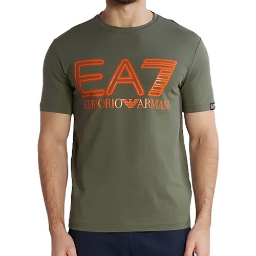 Abbigliamento Uomo T-shirt & Polo Emporio Armani EA7 T-Shirt Verde