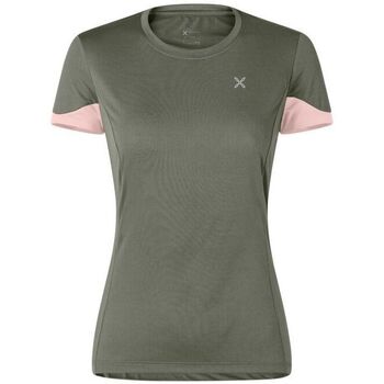 Abbigliamento Donna T-shirt maniche corte Montura T-shirt Join Donna Verde Salvia/Light Rose Verde