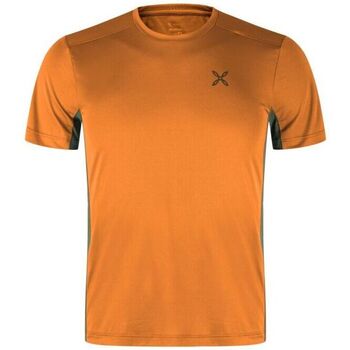 Abbigliamento Uomo T-shirt maniche corte Montura T-shirt World 2 Uomo Mandarino/Verde Salvia Arancio