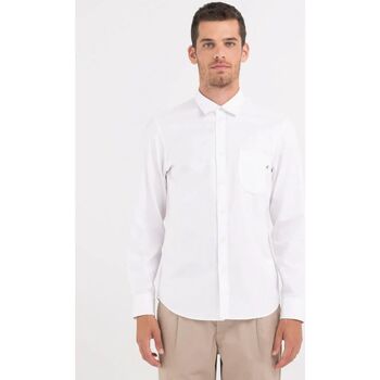 Abbigliamento Uomo Camicie maniche lunghe Replay M4106.84922G-001 Bianco