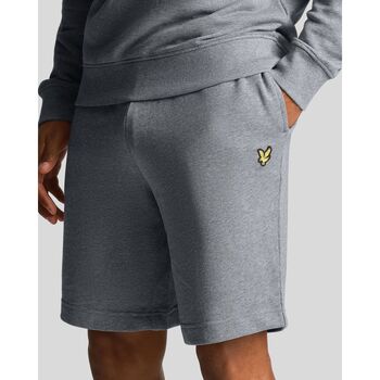 Abbigliamento Uomo Shorts / Bermuda Lyle & Scott ML414VOG SWEAT SHORT-T28 MID GREY MARL Grigio