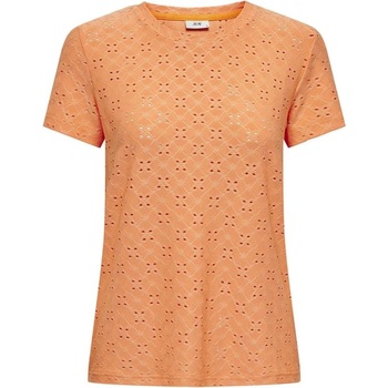 Abbigliamento Donna T-shirt maniche corte JDY JDYCATHINKA S/S TAG TOP JRS NOOS Arancio