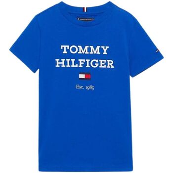 Abbigliamento Bambino T-shirt maniche corte Tommy Hilfiger TH LOGO TEE S/S Blu
