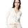 Abbigliamento Donna Gilet / Cardigan Pinko TILACINO CARDIGAN SETA COTONE LOGO IN TRASPARENZA Bianco