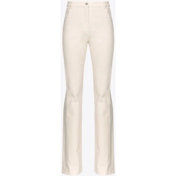 Abbigliamento Donna Pantaloni da completo Pinko PETREO PANTALONE TRICOTTINA STRETCH Bianco