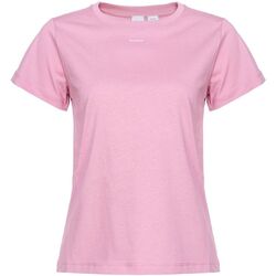 Abbigliamento Donna T-shirt maniche corte Pinko BASICO T-SHIRT JERSEY OLD WASH LOGO Rosa