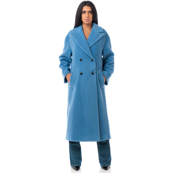 Abbigliamento Donna Cappotti Manuel Ritz CAPPOTTO DONNA / WOMEN'S COAT DOPPIO PETTO Blu