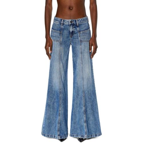 Abbigliamento Donna Jeans Diesel D-AKII A12808 09H95-01 Blu