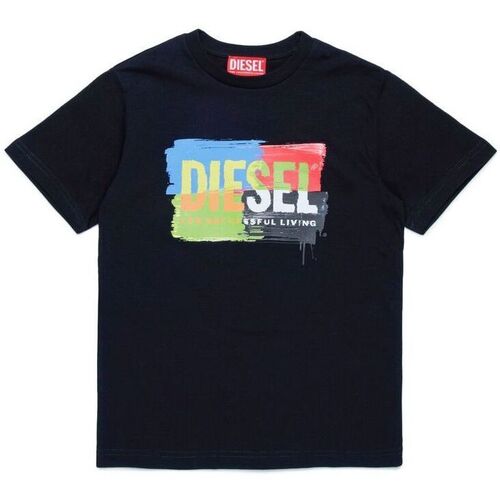 Abbigliamento Unisex bambino T-shirt & Polo Diesel J01776-00YI9 - TKAND-K900 Nero