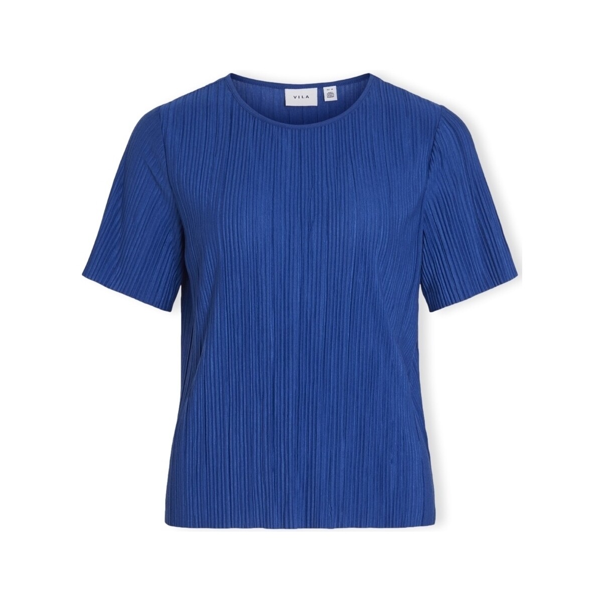 Abbigliamento Donna Top / Blusa Vila Noos Top Plisa S/S - True blue Blu