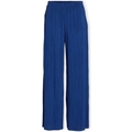 Image of Pantaloni Vila Noos Trousers Plise - True Blue