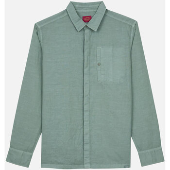 Abbigliamento Uomo Camicie maniche lunghe Oxbow Chemise CLINEN Verde