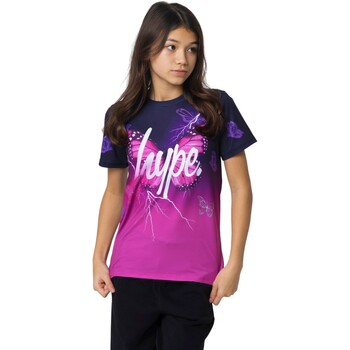 Abbigliamento Bambina T-shirts a maniche lunghe Hype HY9239 Nero