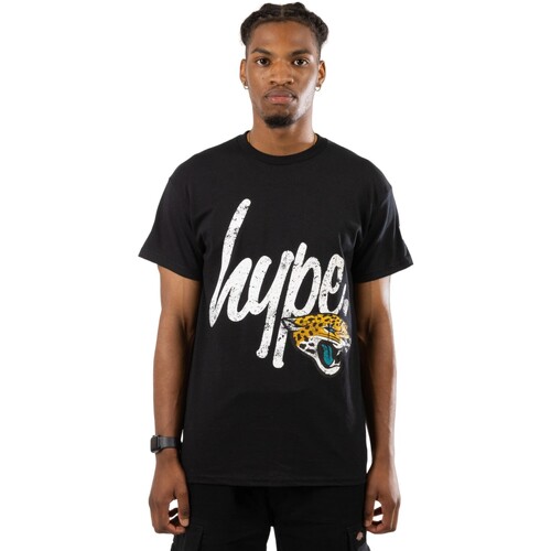 Abbigliamento T-shirts a maniche lunghe Hype Jacksonville Jaguars Nero