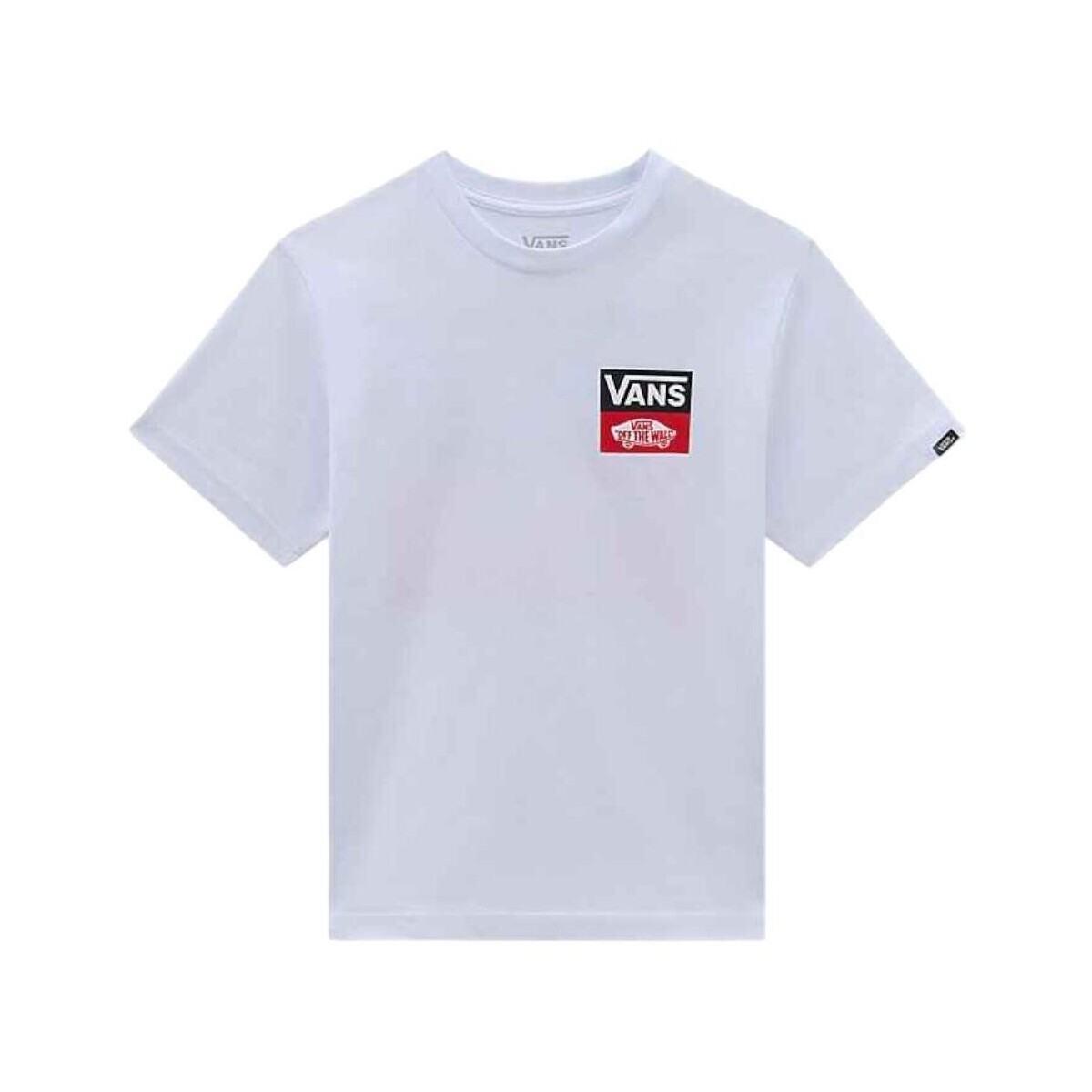 Abbigliamento Bambino T-shirt maniche corte Vans  Bianco