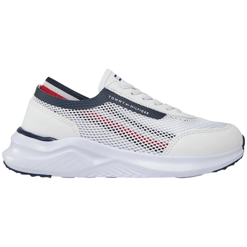 Scarpe Donna Sneakers Tommy Hilfiger STRIPES LOW CUT LACE-UP S Bianco