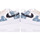 Scarpe Uomo Sneakers Nike Air Force 1 Indigo Drilled 
