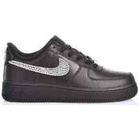Scarpe Donna Sneakers Nike Air Force 1 Swarovski Black 