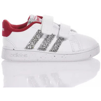 Scarpe Unisex bambino Sneakers adidas Originals Baby Red & Silver 