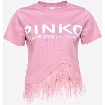 Abbigliamento Donna T-shirt & Polo Pinko T-SHIRT MOD. MARTIGNANO Rosa