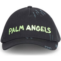 Accessori Donna Cappelli Palm Angels SEASONAL LOGO CAP Nero