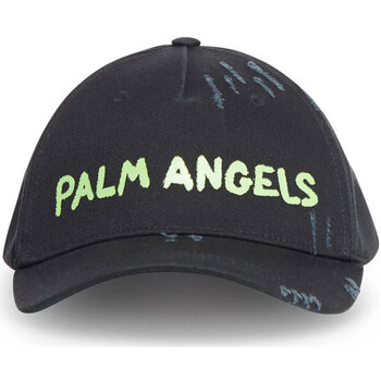 Accessori Donna Cappelli Palm Angels SEASONAL LOGO CAP Nero